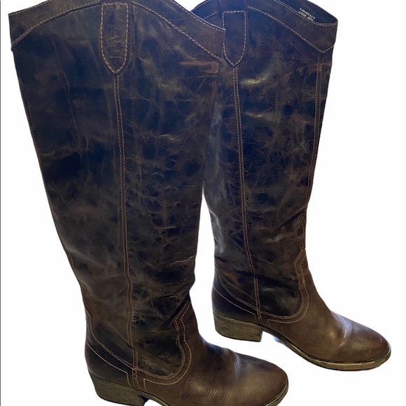 Steve Madden Manor Leather Upper Boots Never Worn - Picture 3 of 10